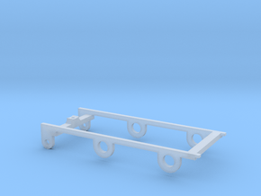BROAD 2-4-0 LEO Class - Chassis in Clear Ultra Fine Detail Plastic
