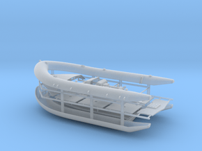 Schlauchboot Typ-B in 1:40 in Clear Ultra Fine Detail Plastic