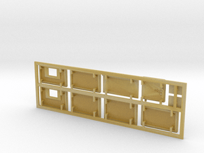Bodenplatten und Sitzklappen für Kutter KIIK 1:40 in Tan Fine Detail Plastic