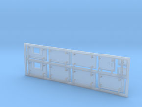 Bodenplatten und Sitzklappen für Kutter KIIK 1:40 in Clear Ultra Fine Detail Plastic