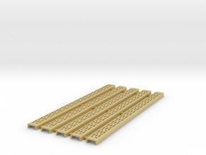 Kabelkanal 3-Loch 3,5mm breit in Tan Fine Detail Plastic