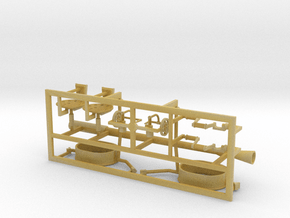 Beschlagteile für Bofors 40mm L/70 1:35 in Tan Fine Detail Plastic