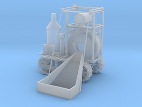 CRAWLER CEMENT MIXER 76 in Clear Ultra Fine Detail Plastic
