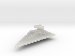 Empire light Cruiser Coruscant in Clear Ultra Fine Detail Plastic