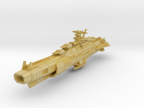 EDSF Second Generation Battleship Mk3 in Tan Fine Detail Plastic