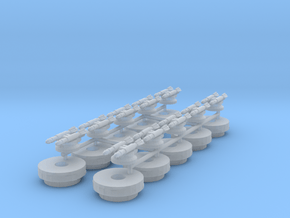 Torpedo Multi Set (X-wing) in Clear Ultra Fine Detail Plastic