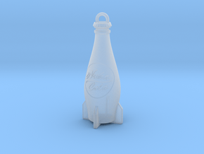 Nuka Cola Bottle Keychain in Clear Ultra Fine Detail Plastic