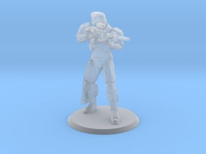 Defender Miniature in Clear Ultra Fine Detail Plastic