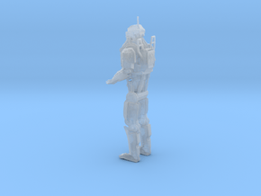 Elysium Robot (1:35 Scale) in Clear Ultra Fine Detail Plastic