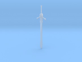 Dante's Rebellion Sword (1:12 Scale) in Clear Ultra Fine Detail Plastic