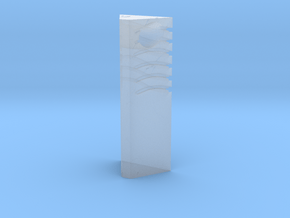 Wind Stone Pendant in Clear Ultra Fine Detail Plastic
