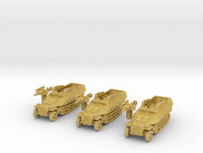 Sd.kfz 251 stuka 1/350 x3 in Tan Fine Detail Plastic