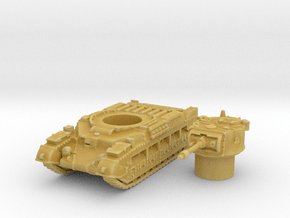 Matilda II tank (British) 1/144 in Tan Fine Detail Plastic