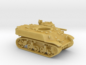 M3 Stuart tank (USA) 1/144 in Tan Fine Detail Plastic