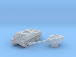 M4 Sherman Tank (Usa)  1/200 in Clear Ultra Fine Detail Plastic