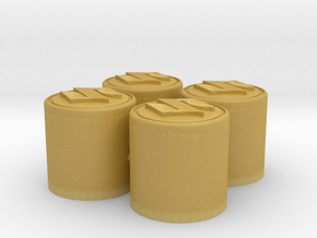 RCN171 Hubcaps for Sumo (Suzuki) in Tan Fine Detail Plastic