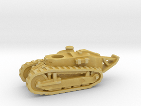 Renault FT tank (French) 1/144 in Tan Fine Detail Plastic
