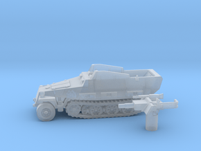 Sd.Kfz 251 vehicle (Germany) 1/200 in Clear Ultra Fine Detail Plastic