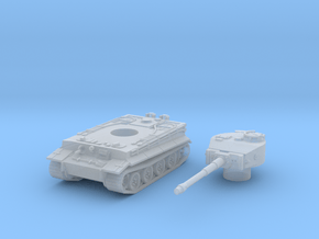 Tiger tank (Germany) 1/200 in Clear Ultra Fine Detail Plastic