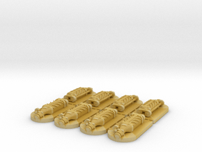 Set of 8 - Supercharger Standalone in Tan Fine Detail Plastic