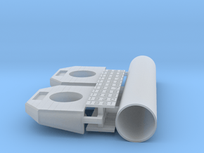 PEIR Concrete Single Culverts- O Scale- Assy For P in Clear Ultra Fine Detail Plastic