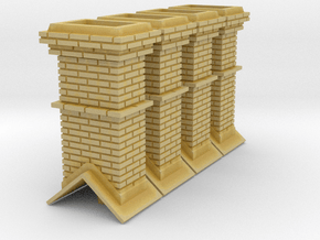 O Booking Station Chimneys in Tan Fine Detail Plastic