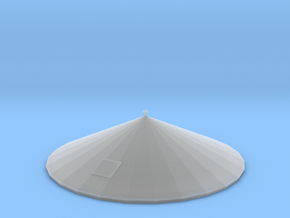 N Scale PEIR 25K Gal Roof in Clear Ultra Fine Detail Plastic