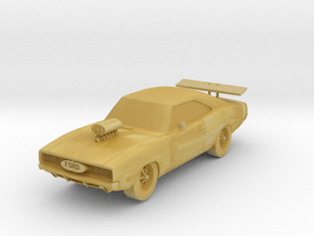 Dodge Charger Scale TT in Tan Fine Detail Plastic