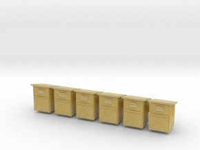 CNR Waybill Box S Scale in Tan Fine Detail Plastic