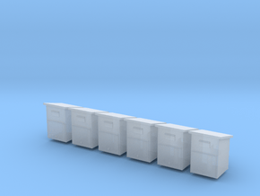 CNR Waybill Box O Scale in Clear Ultra Fine Detail Plastic