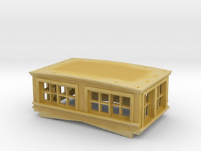 HO CN Plywood Sheathed Flanger Cupola in Tan Fine Detail Plastic