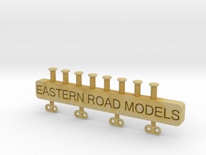 Caboose Electric Markers O Scale in Tan Fine Detail Plastic