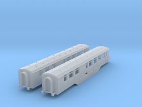 GWR Railcar - Twin Car Set - Z 1:220 in Clear Ultra Fine Detail Plastic