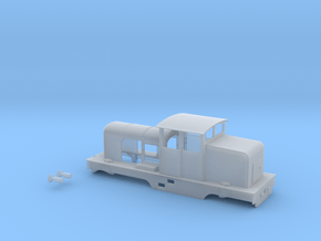 CP51 without side doors HOm/HOe 1:87 in Clear Ultra Fine Detail Plastic