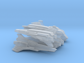 Viper Mk II Wing (Battlestar Galactica), 1/200 in Clear Ultra Fine Detail Plastic