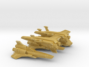 Viper Mk II Wing (Battlestar Galactica), 1/350 in Tan Fine Detail Plastic