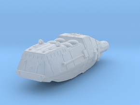 Shuttle (Battlestar  Galactica TOS) HiRez, 1/550 in Clear Ultra Fine Detail Plastic