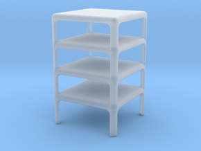 Stack of 4 Demetrio 45 Tables (Space: 1999), 1/30 in Clear Ultra Fine Detail Plastic