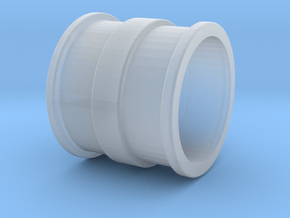 H0 trilex double rim in Clear Ultra Fine Detail Plastic
