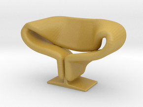Chair, Ribbon (Space: 1999), 1/30 in Tan Fine Detail Plastic