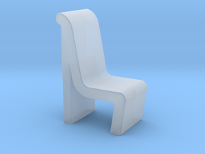 Conference Room Chair (Star Trek Enterprise), 1/30 in Clear Ultra Fine Detail Plastic