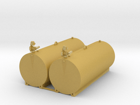 1/64 1000 gallon fuel tank in Tan Fine Detail Plastic