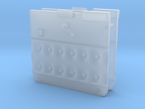 Door-panels-1to16 in Clear Ultra Fine Detail Plastic
