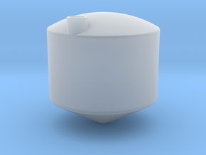 1/64 7500 Gal cone bottom tank in Clear Ultra Fine Detail Plastic