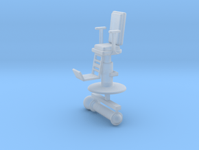 1/64 Barber Chair & Pole in Clear Ultra Fine Detail Plastic
