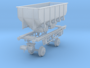 British Railways Prototype 24.5 ton coal hopper in Clear Ultra Fine Detail Plastic