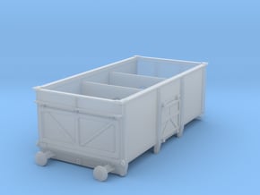 BR diagram 1/101 mineral wagon variant 3mm:1ft  in Clear Ultra Fine Detail Plastic