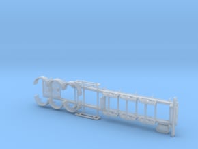 05 003 Berger Light Tank Chassis in Clear Ultra Fine Detail Plastic