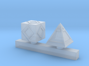 Wizard Hologram Cube Objectives in Clear Ultra Fine Detail Plastic