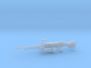 1/16 FN L37A2 (GPMG) Machine Gun in Clear Ultra Fine Detail Plastic